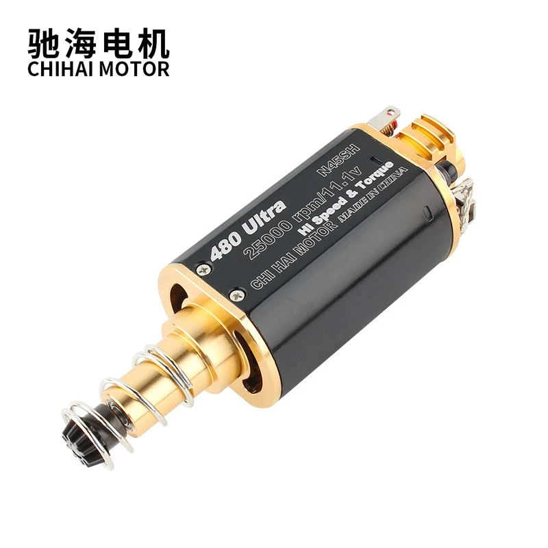 480Ultra-22TPA High Torque Large Silver Brush Airsoft Motor